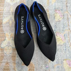 Rothy’s the Point in Black size 8.5